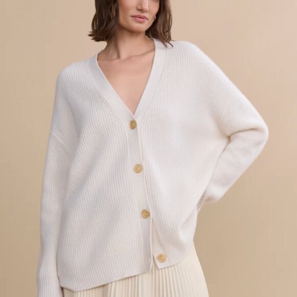 Jenni Kayne Sweaters - Jenni Kayne 100% cashmere cocoon cardigan Ivory Sz S